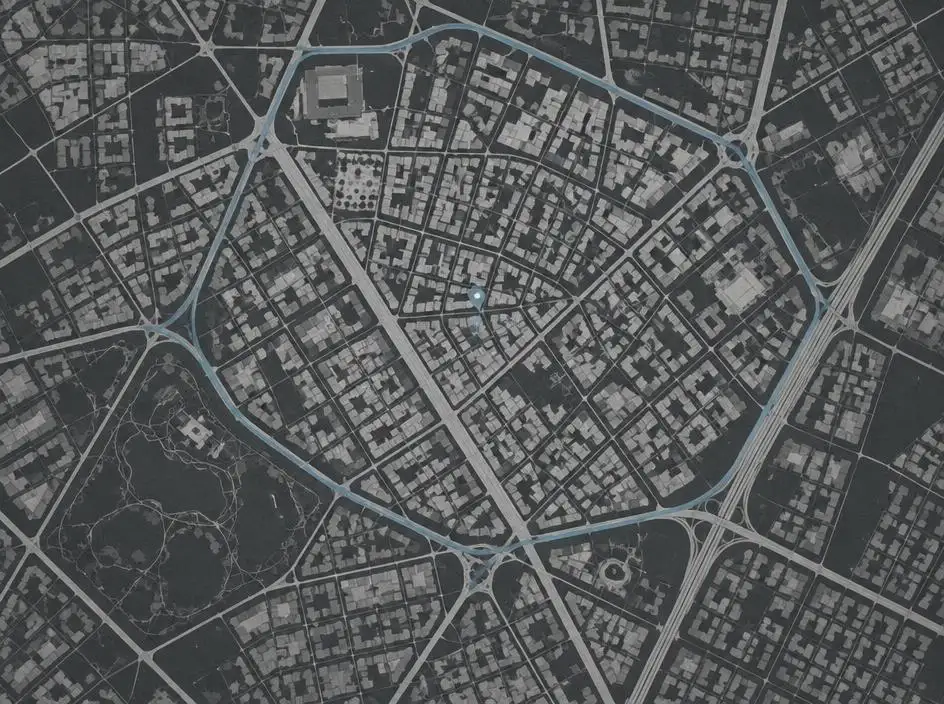 Ilustração cartográfica da região da Bela Vista, em São Paulo